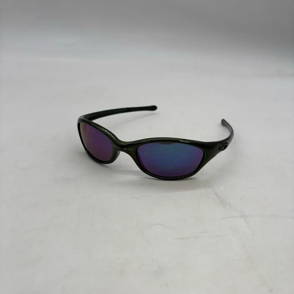 Oakley Fives 1.0 Algae Green with Gold Iridium Lenses and Gold Icons Polarized
